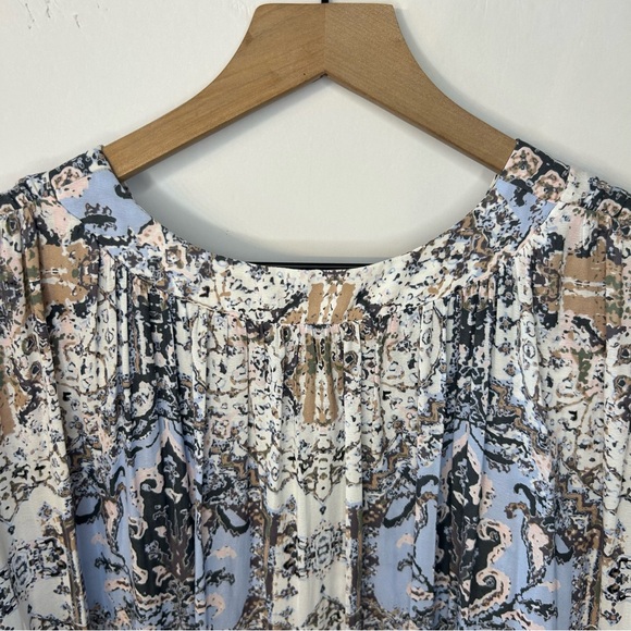 Free People Women’s Printed Darcy V-Neck Sleeveless Top, Size Large - Picture 7 of 9